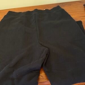 Madewell MWL Women's Black knit, wide leg pants. Size S